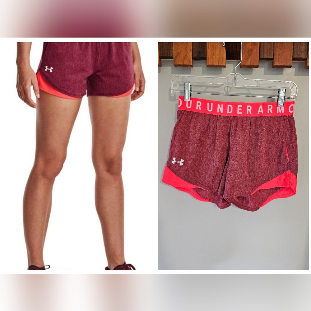 Women's Under Armour Athletic Shorts Lightweight Breathable, Pockets, XS